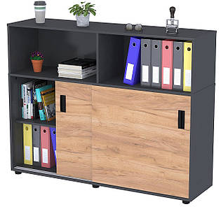 Тумба офісна LSN-141х115 антрацит TM Loft design