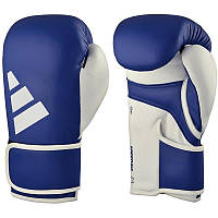 Боксерські рукавиці Adidas Speed 165 з ліцензією WAKO | синьо-білий | Adidas ADISBG165WK original Акцезія Значок