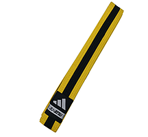 Пояс для Джіу-Джітсу Adidas | жовто-чорний | Adidas adiBJJB-K original Акція Знаменка