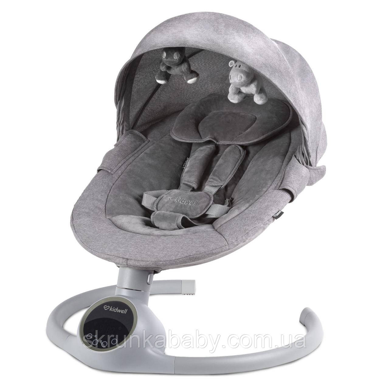 Заколисуючий центр 2в1 Kidwell Reve gray/silver