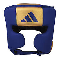 Шлем боксерский Adidas Speed Pro| синий/золотой | adiSPD350HG ADIDAS original Акція Знижка
