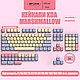 Оригінальні кастомні кейкапи для механічних/магнітних клавіатур з українським гравіюванням / кирилицею XDA Marshmallow (ENG,UA,RU) - фото 1 - id-p2489061571