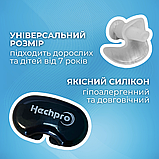 Беруші для дайвінгу, затички у вуха від води, плавальні беруші, беруші для пірнання Hechpro білі (4934), фото 5