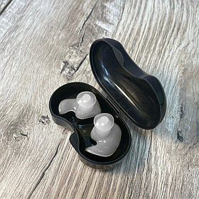 Затички для вух для плавання, беруші для купання, беруші від води Hechpro білі (4934)