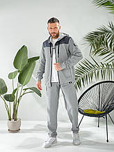 Чоловічий спортивний костюм сірий