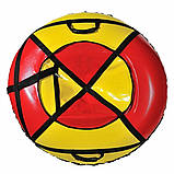 Надувні санки (тюбинг) 100 см "Манго" з ПВХ для катання на снігу, ватрушка для дорослих і дітей, тюбинг санки, фото 4