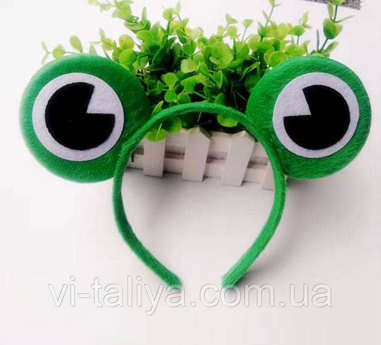 Обруч на голову Жаба, жабка, жабеня, фото 1