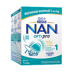 NAN (НАН) Молочна суміш 1 з народження, 1000г
