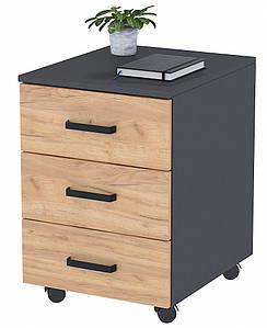 Тумба мобільна NT-3S-42х60 антрацит TM Loft design