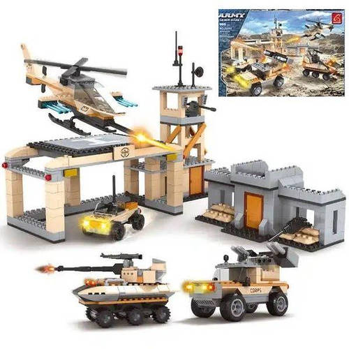 Конструктор лего lego Військовий блокпост военная база часть Полиция ...
