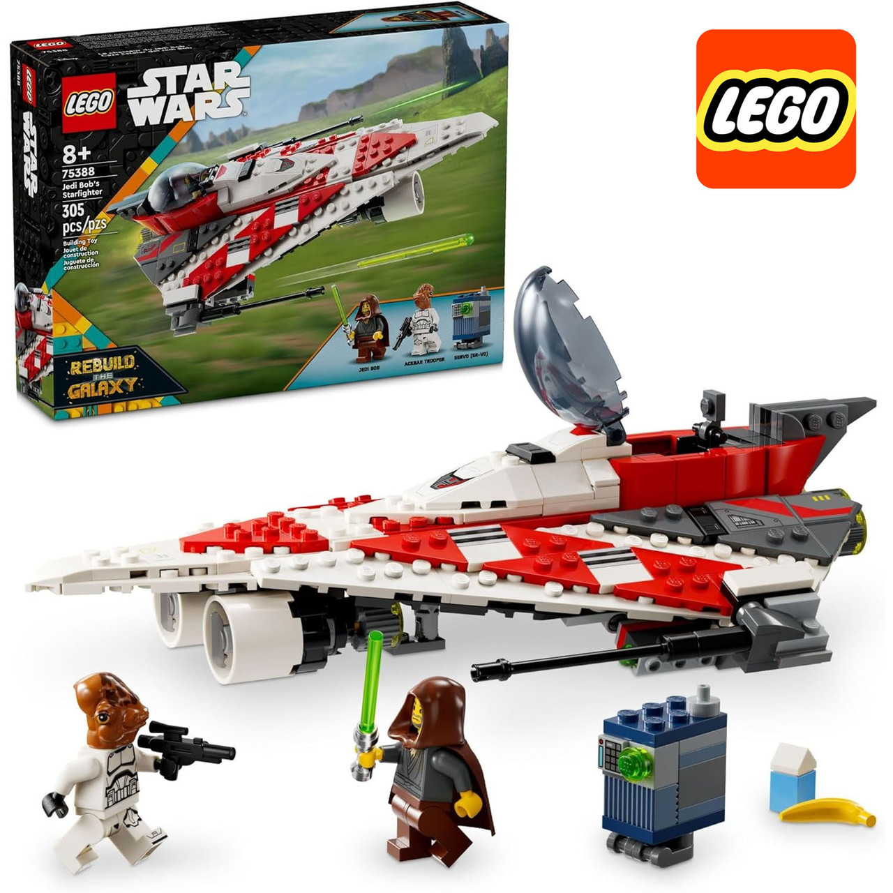 Лего Зіркові війни Зоряний винищувач джедаю Боба Стар Варс Lego Star Wars 75388