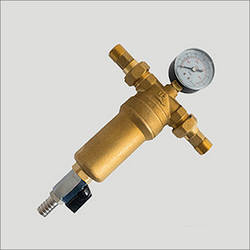 Самопромивний фільтр Karro з манометром для гарячої води 1/2"