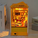 Бук Нук Пекарня Bakery Shop DIY Book Nook Kit Інтер'єрний конструктор TL-7, фото 3