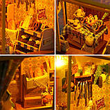 Бук Нук Пекарня Bakery Shop DIY Book Nook Kit Інтер'єрний конструктор TL-7, фото 8