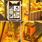 Румбокс Мініатюрна кондитерська Cake Shop DIY Kit Інтер'єрний конструктор Roombox TD-34, фото 5