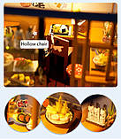 Румбокс Суші-ресторан Sushi Restaurant DIY Book Nook Kit Інтер'єрний конструктор TD-35, фото 7