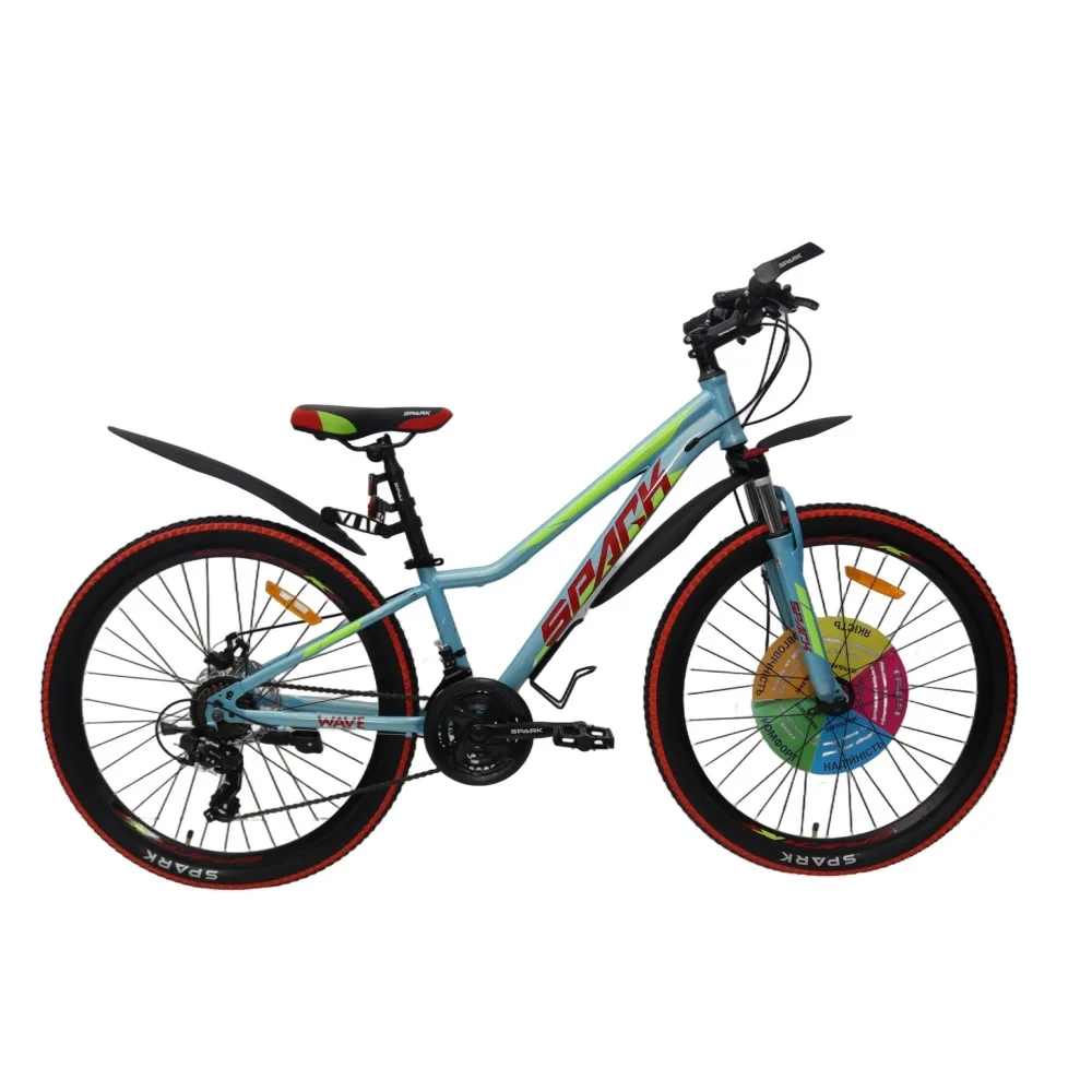 Велосипед SPARK WAVE 26 ст12 ам лок-аут диск блакитний, фото 1