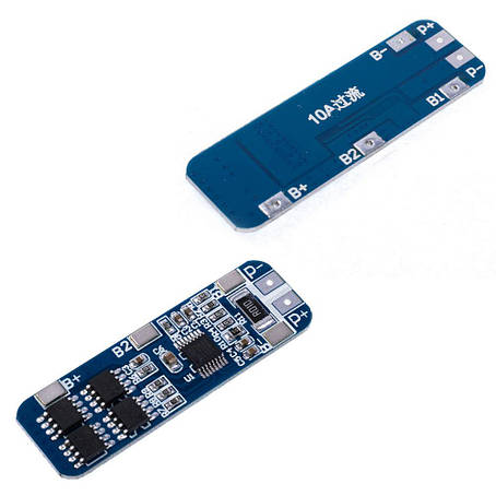 Плата захисту для 3 акумуляторів LI-ION, 10 А, фото 1