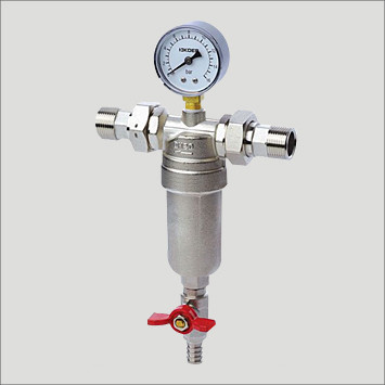 Фільтр самоочистной з манометром арт.1250 3/4", фото 1