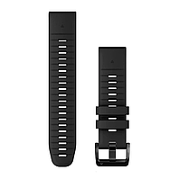 Garmin QuickFit 22 mm Watch Bands Black Silicone (010-13280-00) Ремінець силіконовий швидкозмінний Оригінал