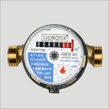 Лічильник для холодної води Gidrotek 1/2", фото 1