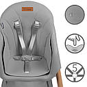 Стілець для годуваня Kidwell Karimi 2в1 gray, фото 6