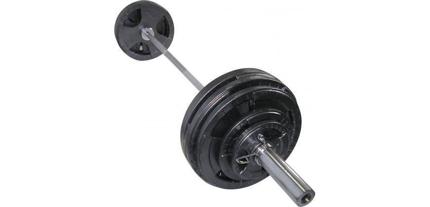 Штанга олімпійська розбірна металева штанга для жиму та тренувань набірна Newt 73 кг гриф 1,8 м ⌀50 мм, фото 2