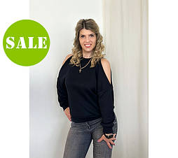 Жіноча ангорова кофта з розрізами "Girl" Батал