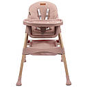 Стілець для годуваня Kidwell Karimi 2в1 pink, фото 10