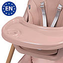 Стілець для годуваня Kidwell Karimi 2в1 pink, фото 3