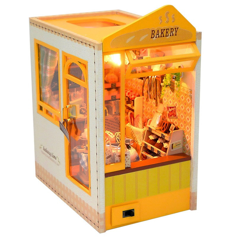 Бук Нук Пекарня Bakery Shop DIY Book Nook Kit Інтер'єрний конструктор TL-7