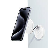 Тримач для телефону Baseus MagPro Magnetic Foldable Phone Mount (B10564101) White, фото 3