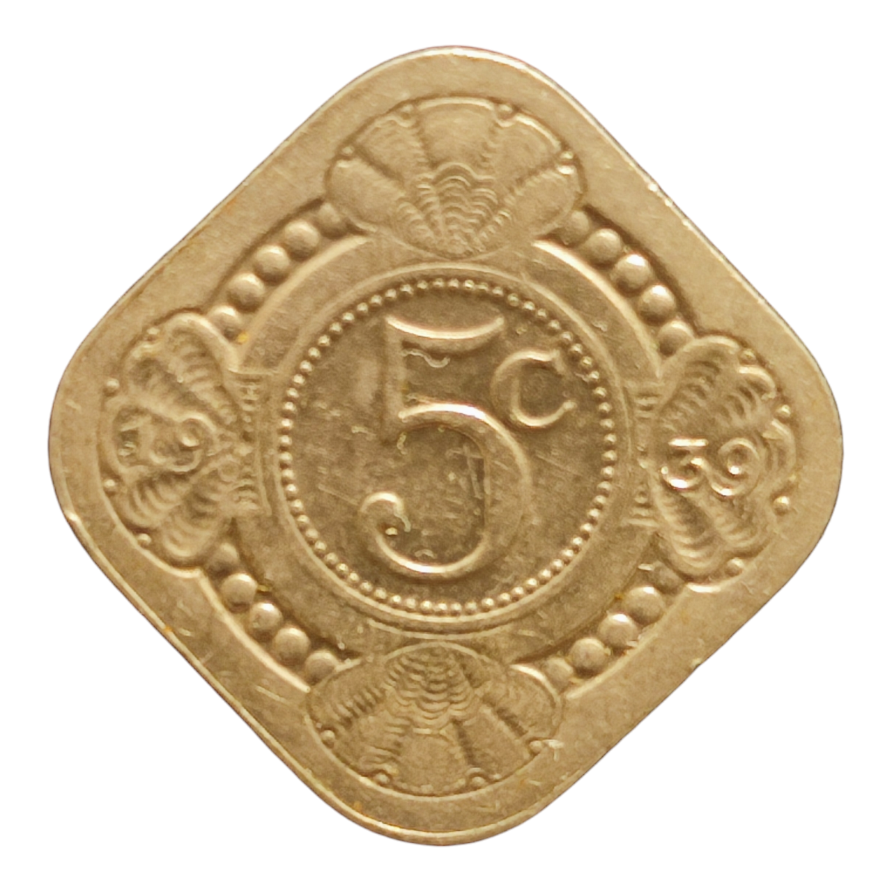 Нідерланди 5 центів, 1939, фото 1