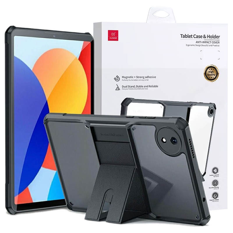 Протиударний чохол Xundd Stand Bumper для Xiaomi Redmi Pad SE (8.7") | З посиленими кутами та підставкою | Чорний