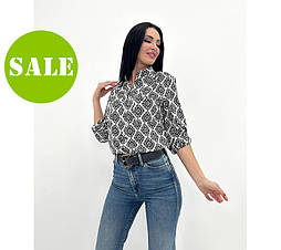 Жіноча блуза з принтом "Marocco" Норма та батал