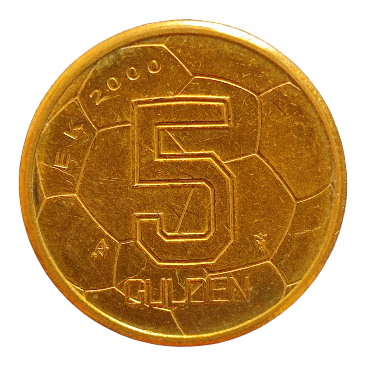 Нідерланди 5 гульденів, 2000 Чемпіонат Європи з футболу 2000, фото 1