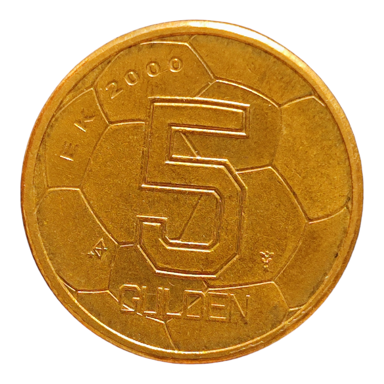 Нідерланди 5 гульденів, 2000 Чемпіонат Європи з футболу 2000