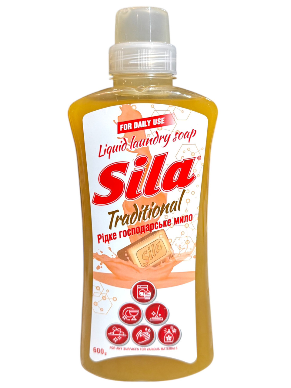 Рідке господарське мило Sila 600 г, фото 1