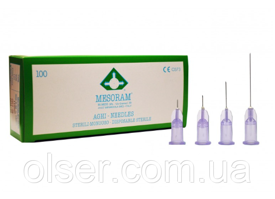 Mesoram 30G 0.30*13 mm голки для мезотерапії