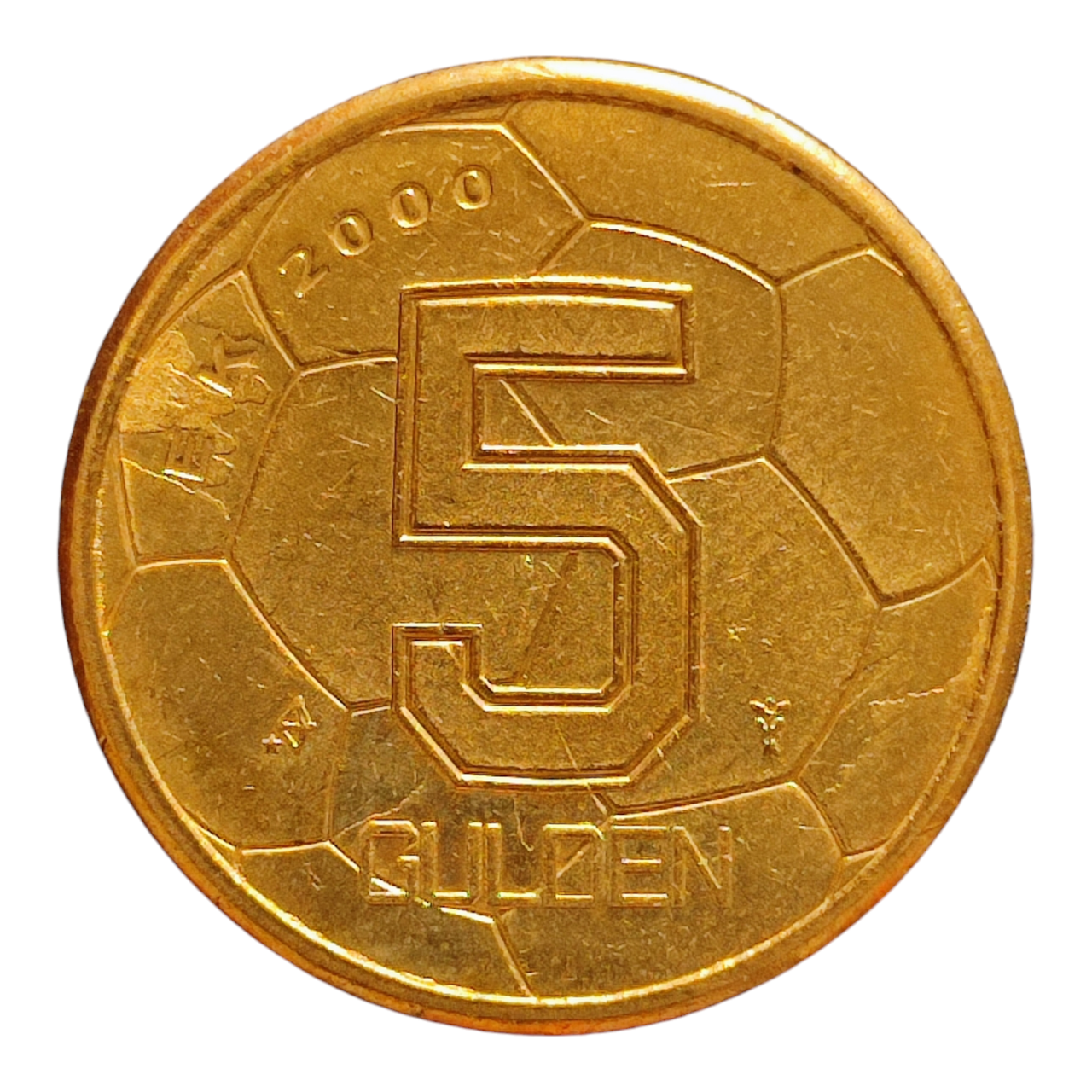 Нідерланди 5 гульденів, 2000 Чемпіонат Європи з футболу 2000, фото 1