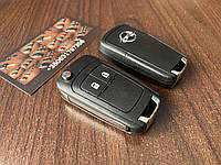 Корпус ключа Opel Insignia Zafira Astra (З логотипом) 2 кнопки