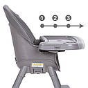Стілець для годуваня Kidwell Eatan 4в1 Wood Grey, фото 5