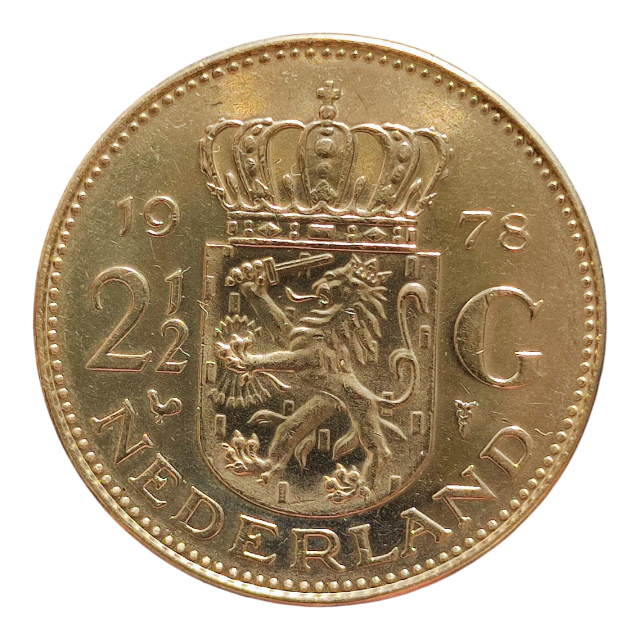 Нідерланди 2½ гульдена, 1978