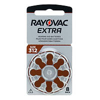 Батарейки RAYOVAK Extra Aavanced Zinc air 1,4V ZA312/PR41 (105mAH) (8шт)