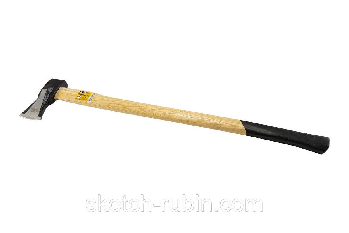 Сокира-колун MASTERTOOL 2000 г HRC 50 ручка з дерева з полімерним захистом 900 мм 05-0132