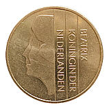 Нідерланди 2½ гульдена, 1989, фото 2