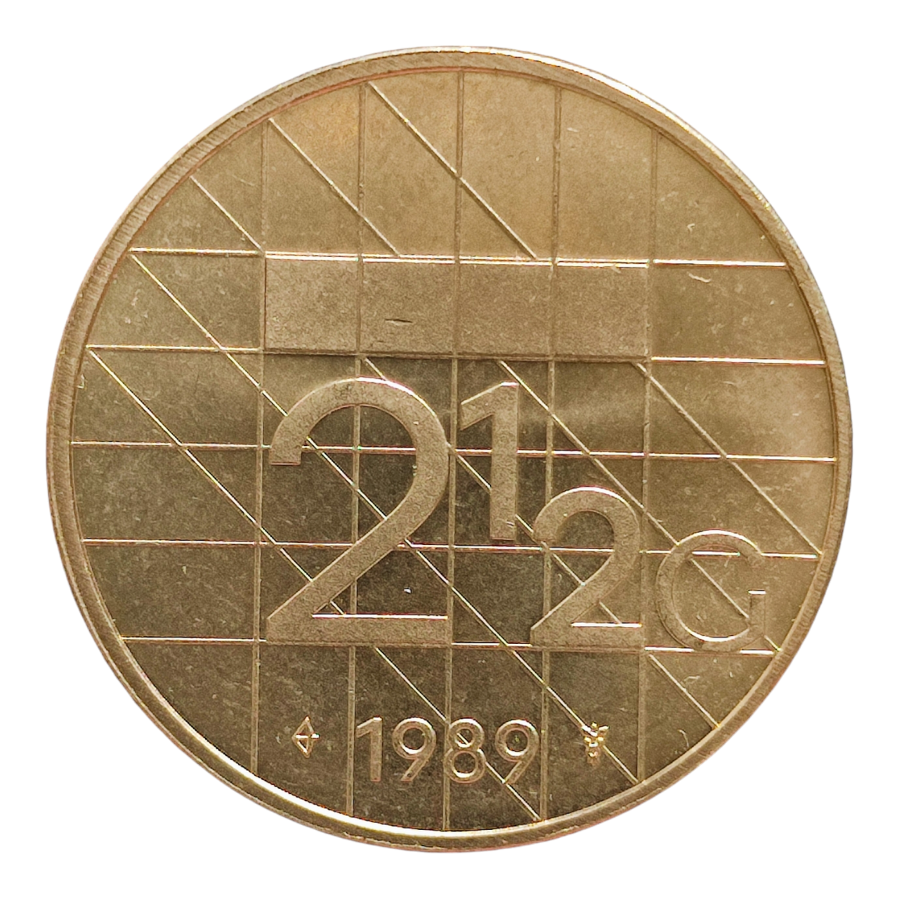 Нідерланди 2½ гульдена, 1989, фото 1