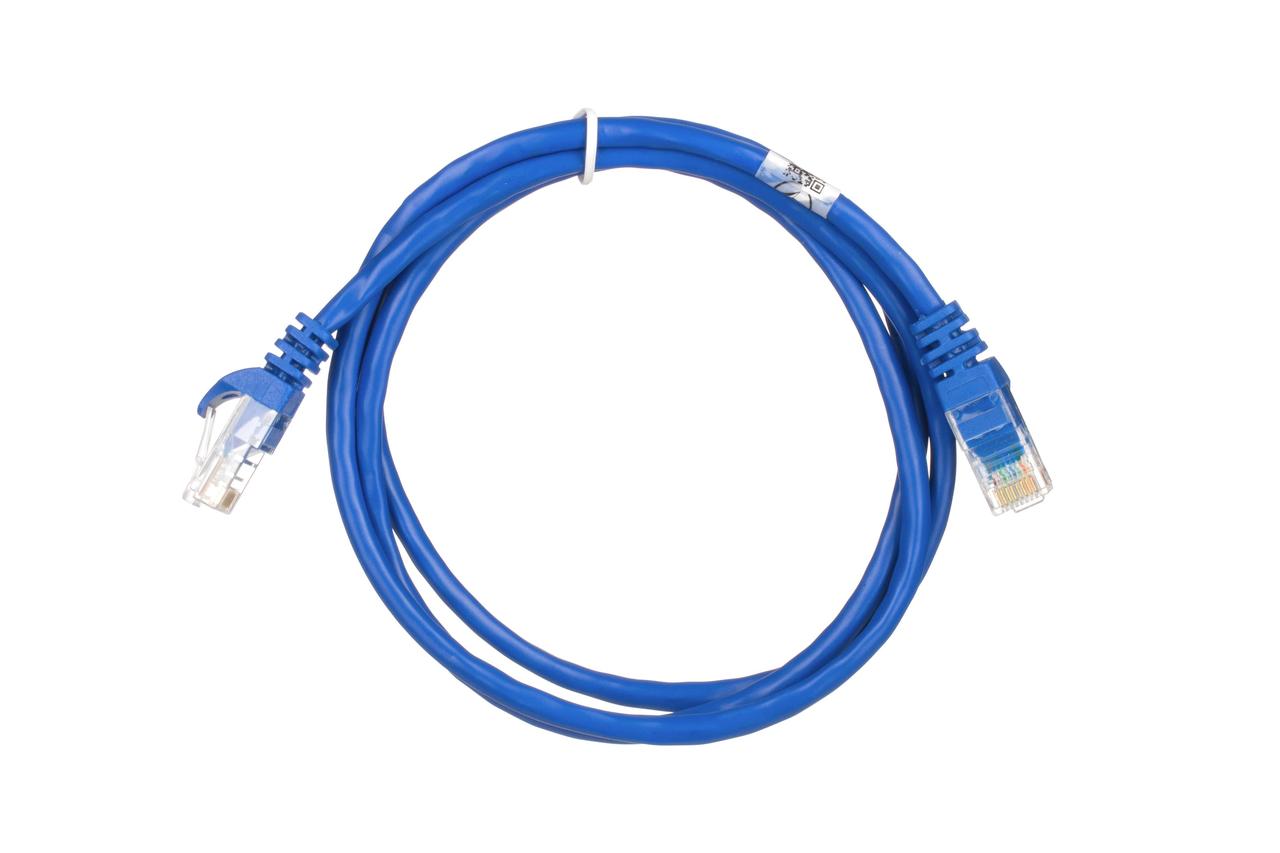 Патч-корд 2E САТ 5e, UTP, 1.20м, 26AWG, RJ45, 7/0.16, Cu, PVC, синій, фото 1