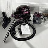 Пилосос побутовий колбовий Zepline 4000 Вт пилосос з контейнером для пилу 4 л безмішковий з HEPA фільтром, фото 7