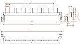 Шина заземлення для плінтів ADC KRONE LSA-PLUS/PROFIL (код 5909 3 041-00), фото 3